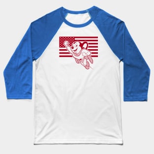 MIGHT - 4th of July Baseball T-Shirt